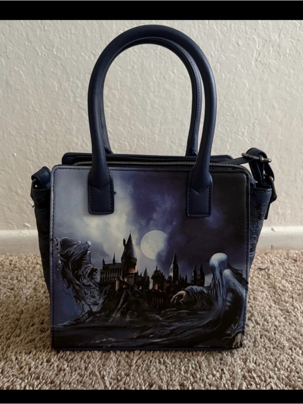 Harry Potter Dementors Loungefly Print Satchel Crossbody